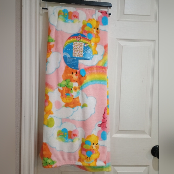 Care Bears Other - New Care Bears Vibrant Easter Throw Blanket Size 50x70